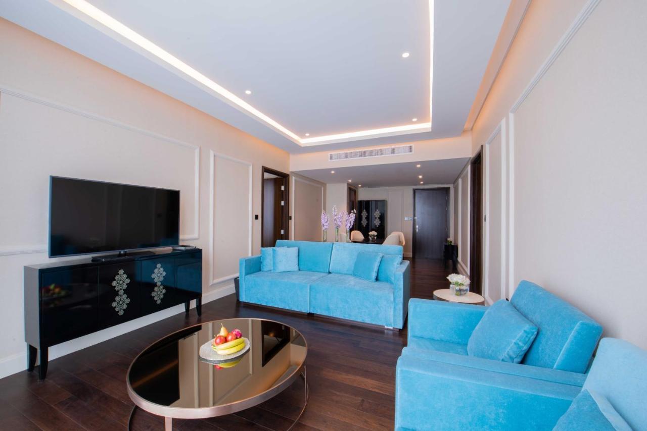 Shaza Doha Hotell Eksteriør bilde A living room at the hotel