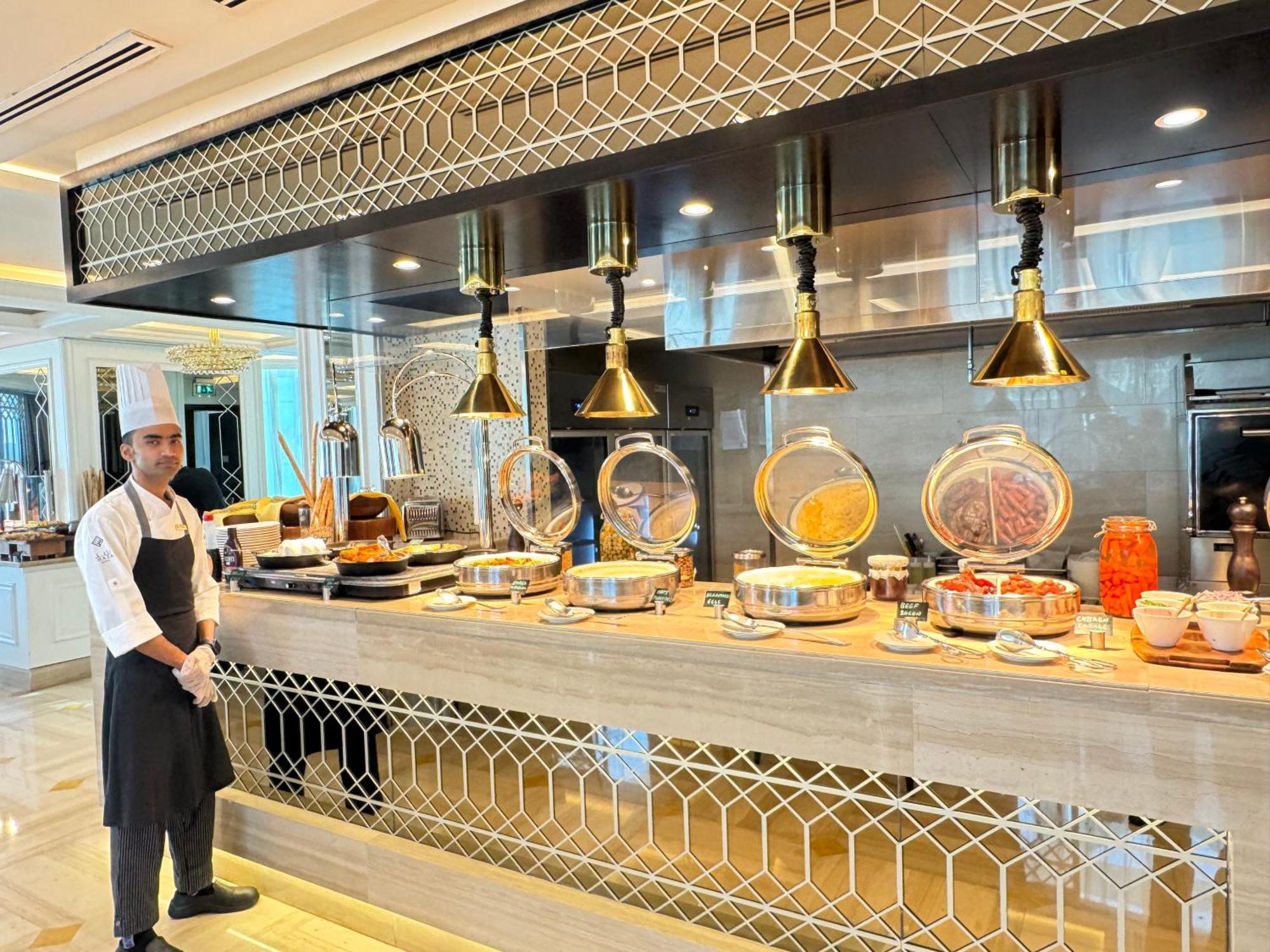 Shaza Doha Hotell Eksteriør bilde A buffet at the Taj Mahal Palace, Mumbai, India